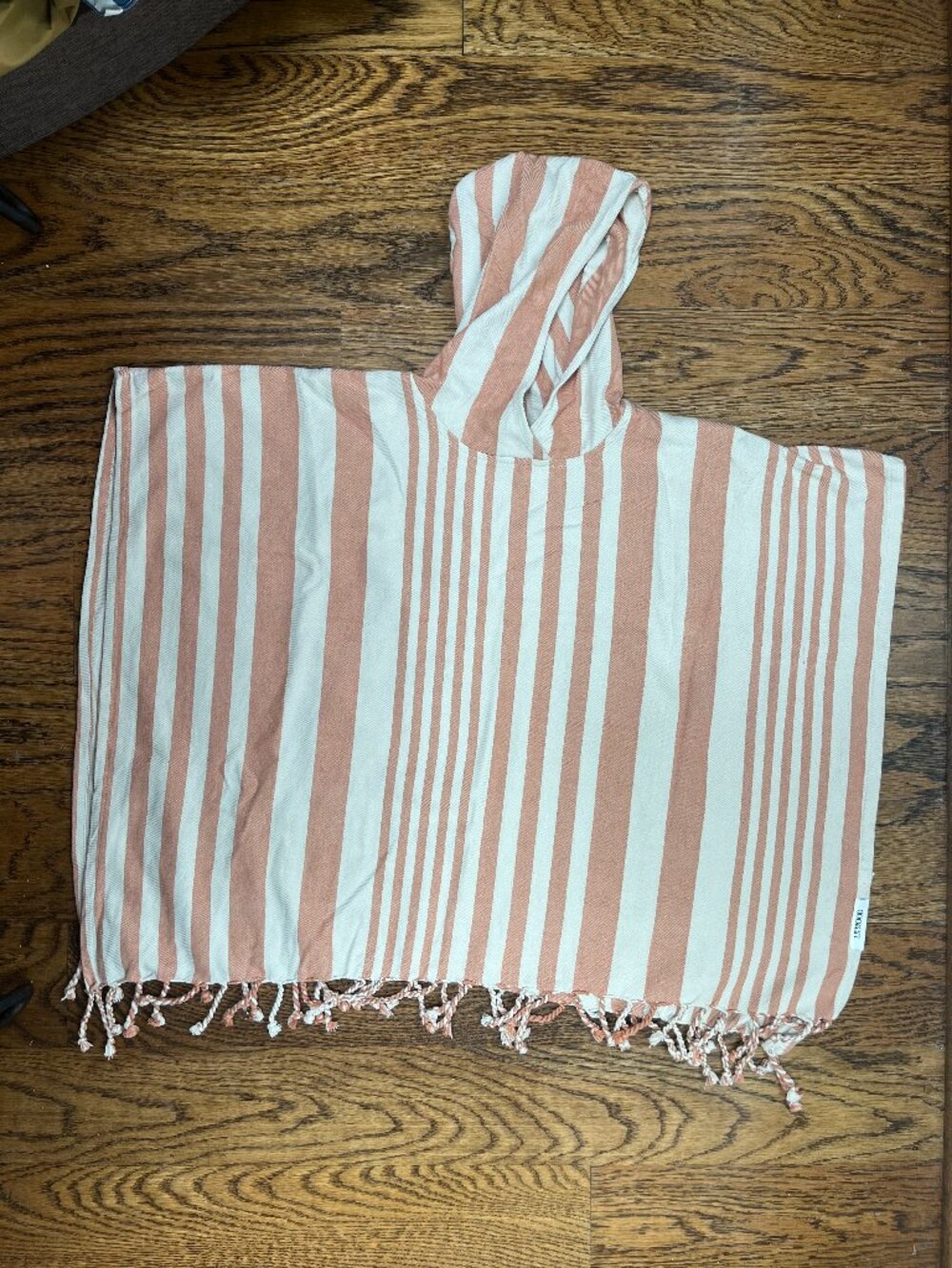 Childrens towel poncho